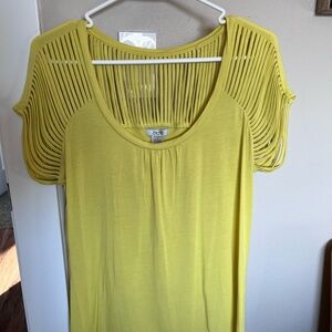 Cache Yellow Women's Blouse